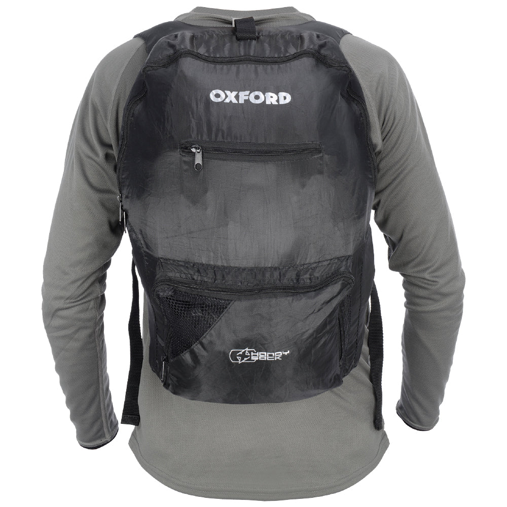 Oxford Handy Sack Backpack Black - 15 Litres