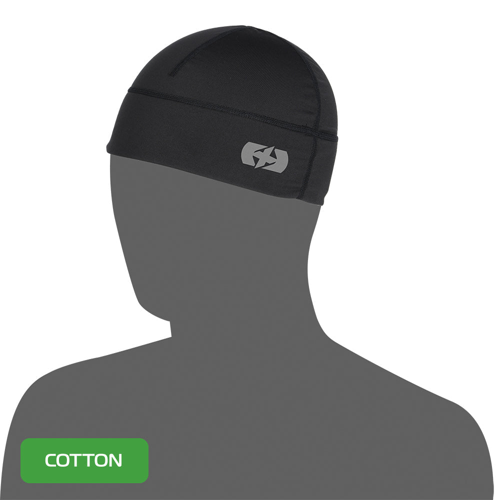 Oxford Skull Cap Cotton Black - Pack Of 2