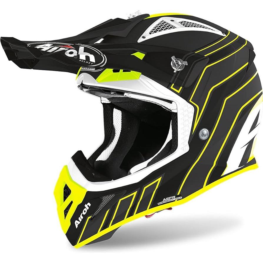 Airoh Aviator Ace Art Motocross Helmet Matt Black