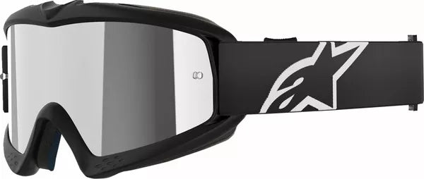 Alpinestars Vision Corp Youth Goggles Black / Mirror Silver - FREE UK Shipping, FREE 365 Day Returns | Moto Central