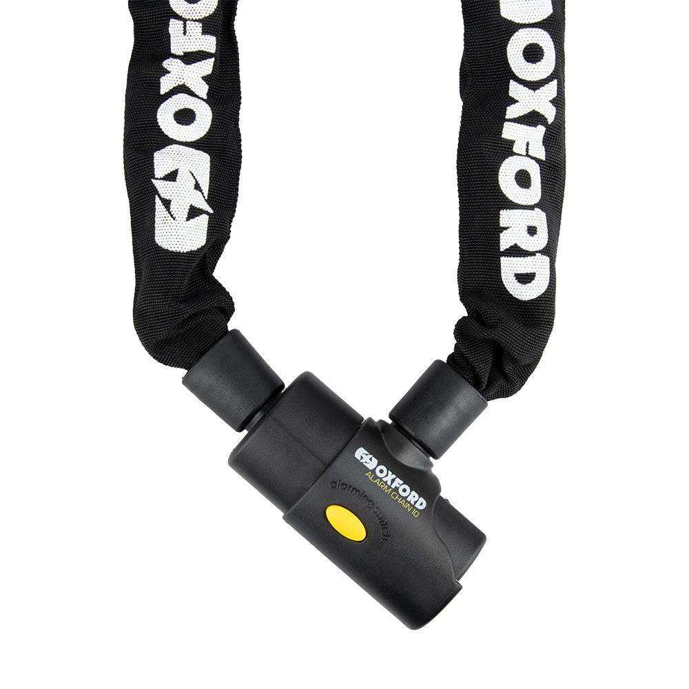 Oxford Alarm Chain10 Square Lock Black