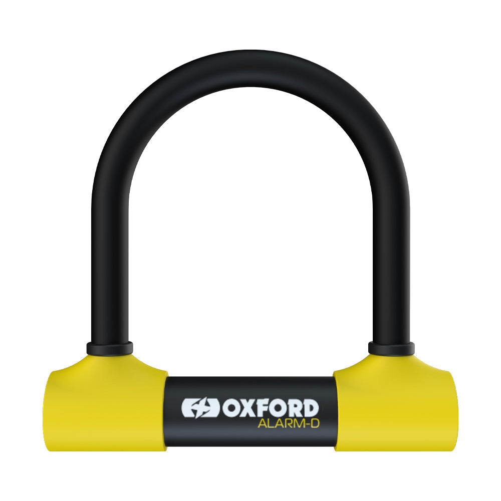 Oxford Alarm-D Security Disc Lock Black / Yellow - 200mm x 196mm x 16mm