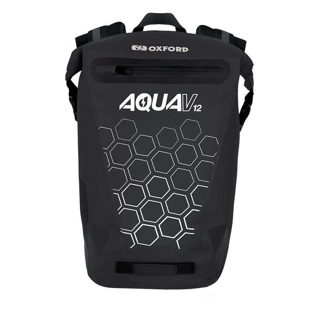 Oxford Aqua V12 Waterproof Backpack Black - 12 Litres