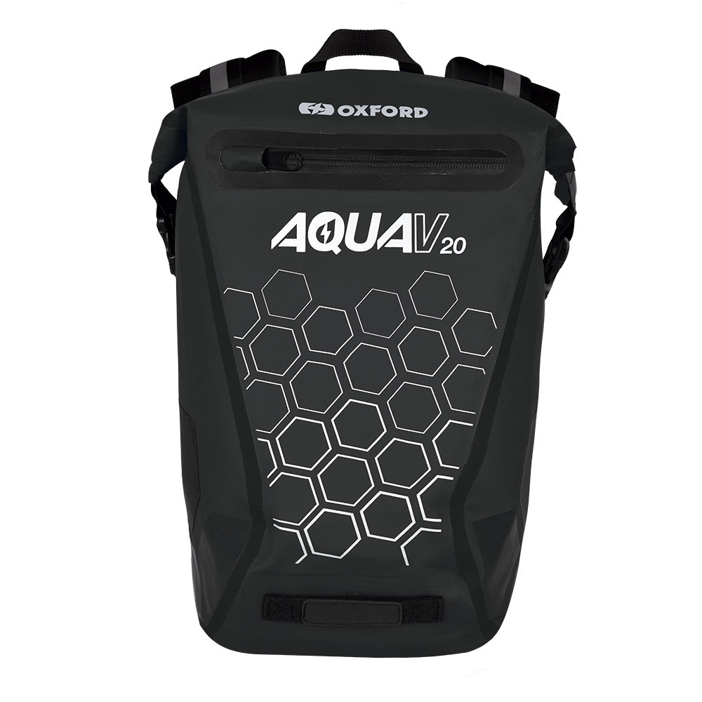 Oxford Aqua V20 Waterproof Backpack Black - 20 Litres