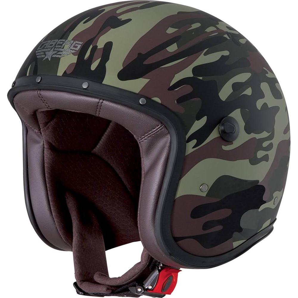 Caberg Freeride Commander Open Face Helmet Green Camo  - FREE UK Shipping, FREE 365 Day Returns | Moto Central