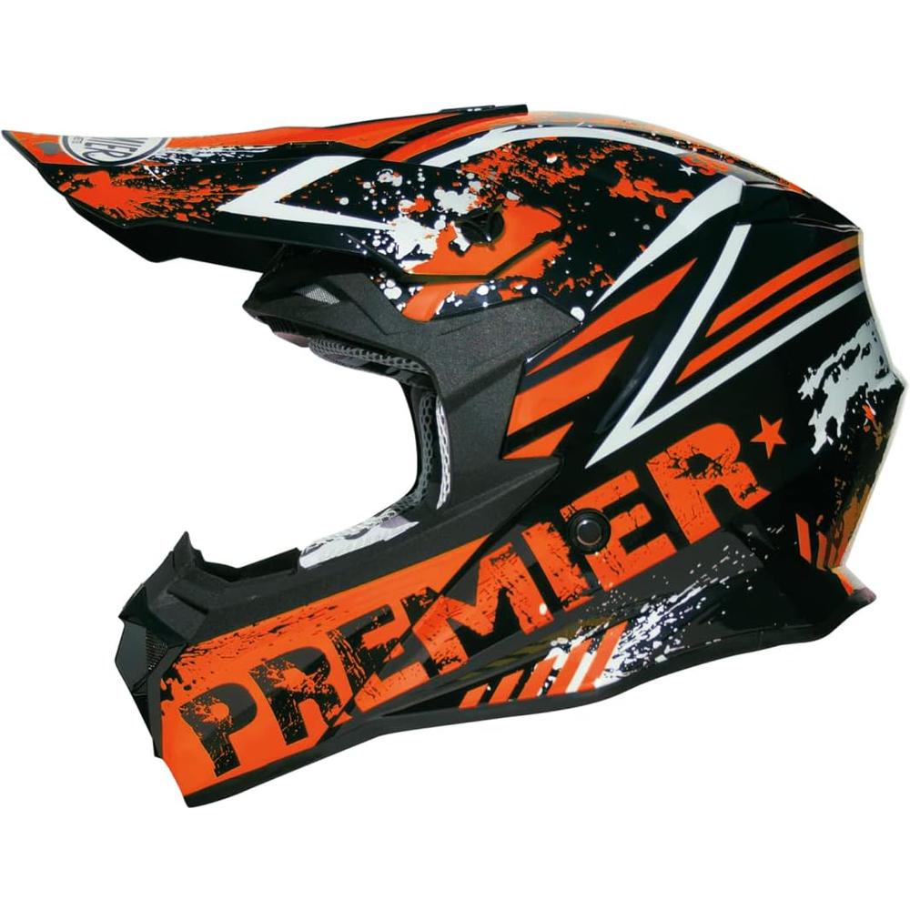 Premier Exige ZX 3 Adventure Helmet Black / Orange