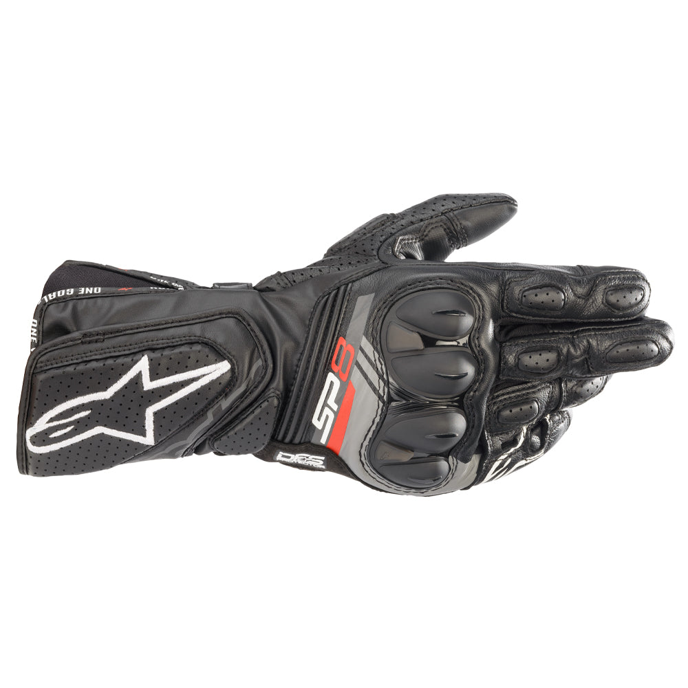 Alpinestars SP-8 V3 Leather Gloves Black