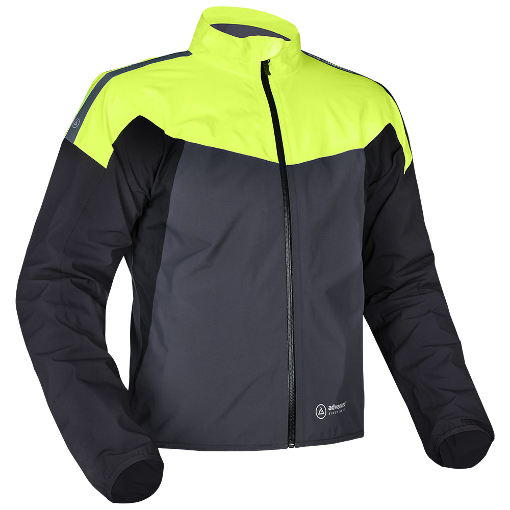 Oxford Rainseal Pro Over Jacket Grey / Black / Fluo Yellow