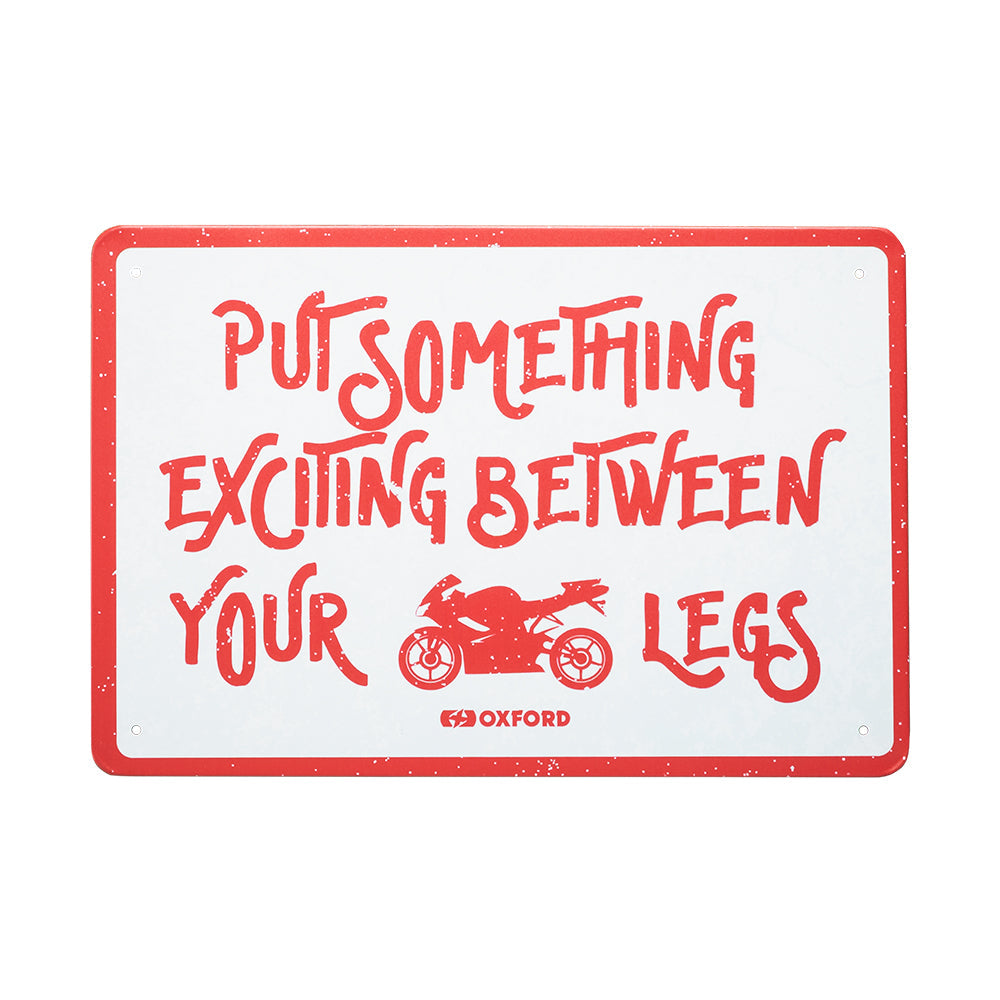 Oxford Exciting Garage Metal Sign - 30cm x 20cm x 0.25mm