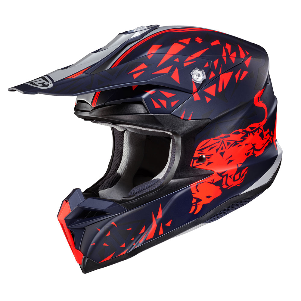 HJC I50 Spielberg Red Bull Ring Motocross Helmet MC21SF Red / Blue - FREE UK Shipping, FREE 365 Day Returns | Moto Central