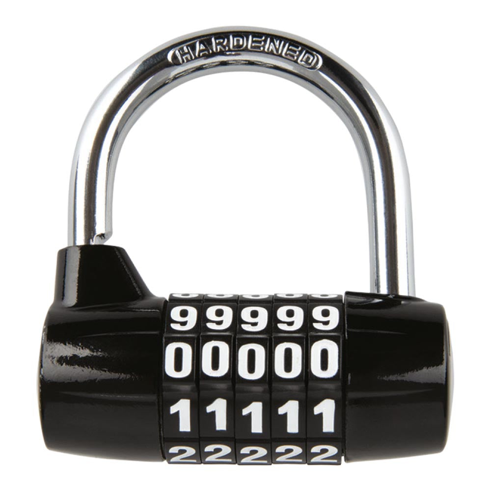 Oxford 5-digit combination Padlock Black