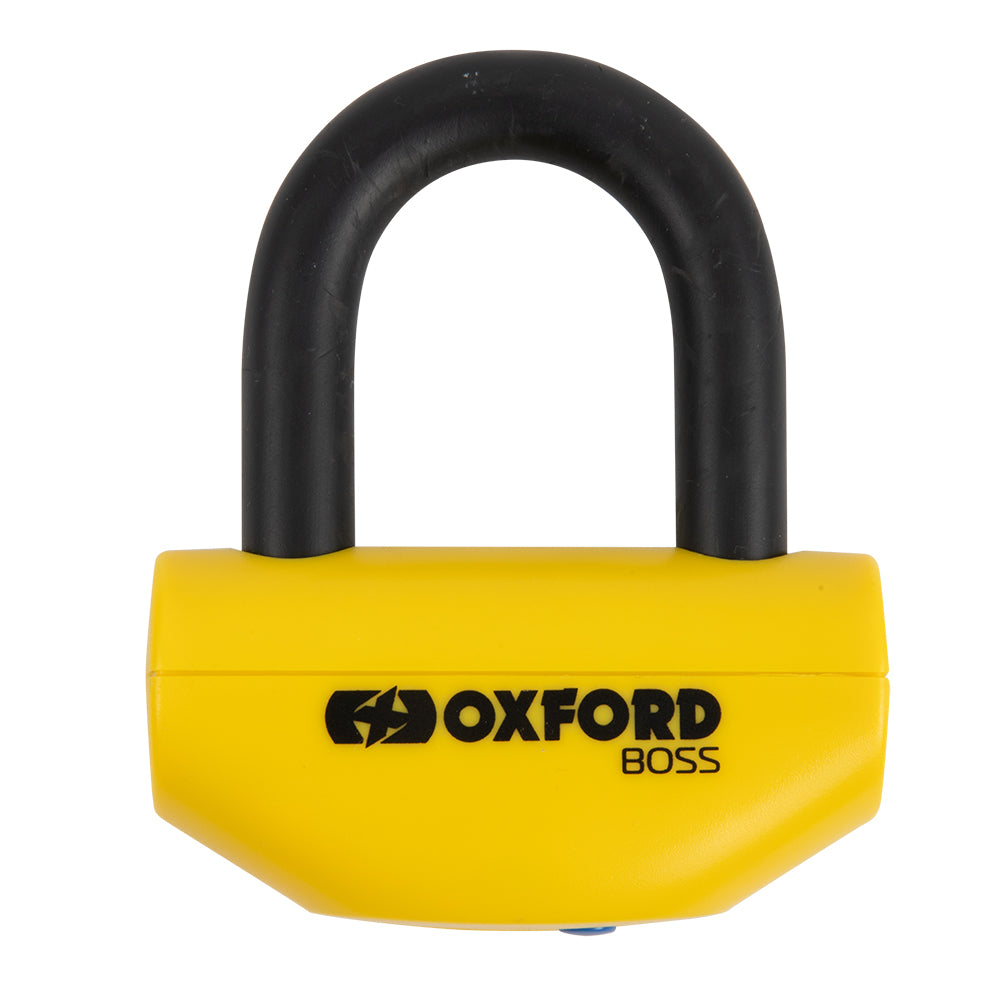 Oxford Boss Disc Lock Fluo Yellow - 12.7mm Shackle