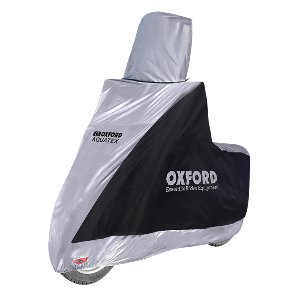 Oxford Aquatex Highscreen Scooter Cover Black / Silver