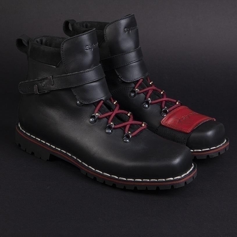 Stylmartin Red Rebel Urban Leather Boots Black