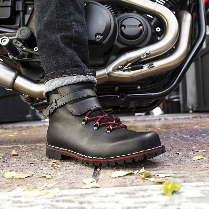 Stylmartin Red Rebel Urban Leather Boots Black