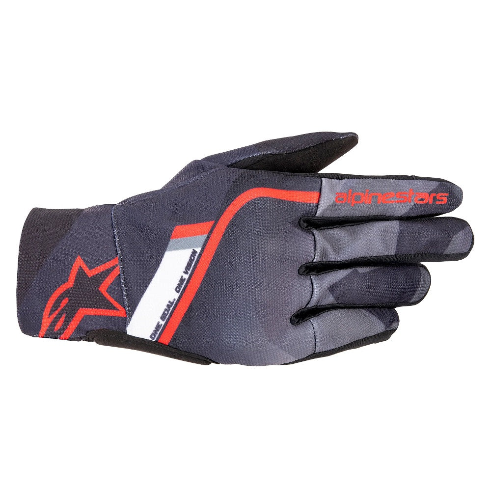 Alpinestars Reef Gloves Black / Camo Grey / Bright Red