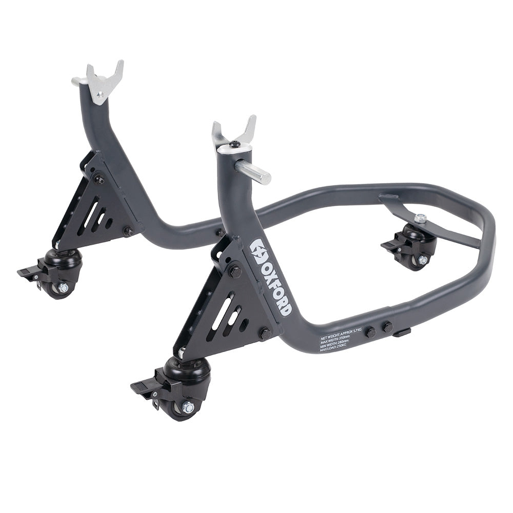 Oxford Zero-G Rear Dolly Paddock Stand Grey