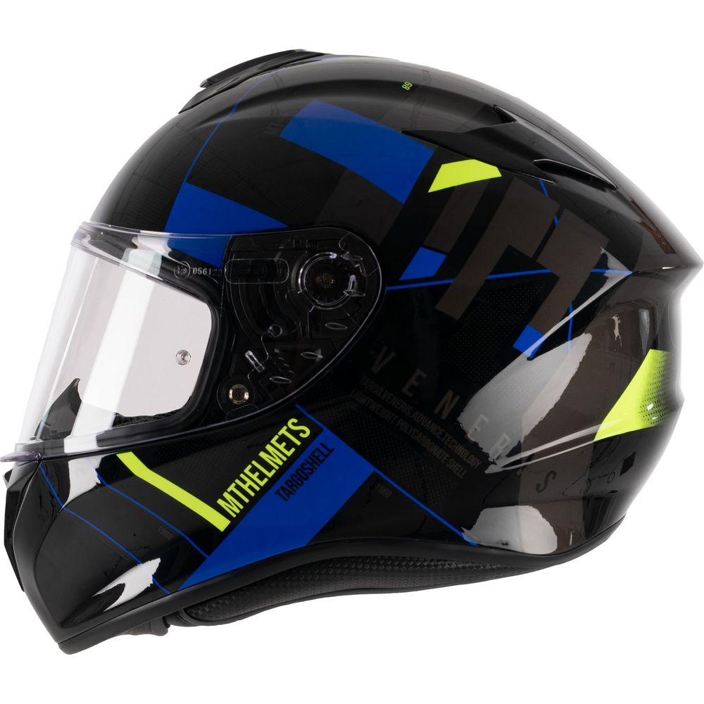 MT Targo Veneris A1 Full Face Helmet Gloss Blue