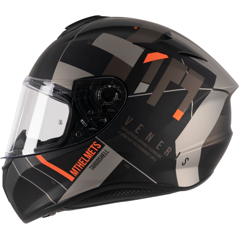 MT Targo Veneris B4 Full Face Helmet Matt Grey