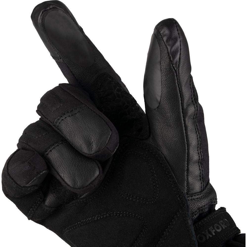 Oxford Smart Fingers Touchscreen Compatible Contact Pads Black For Gloves