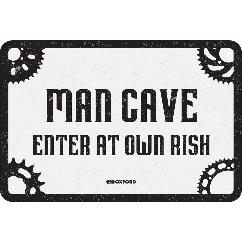 Oxford Man Cave Garage Metal Sign - 30cm x 20cm x 0.25mm