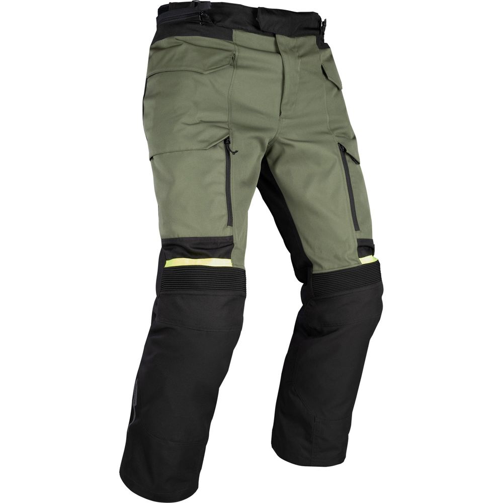 Oxford Rockland Textile Trouser Khaki / Black / Fluo Yellow