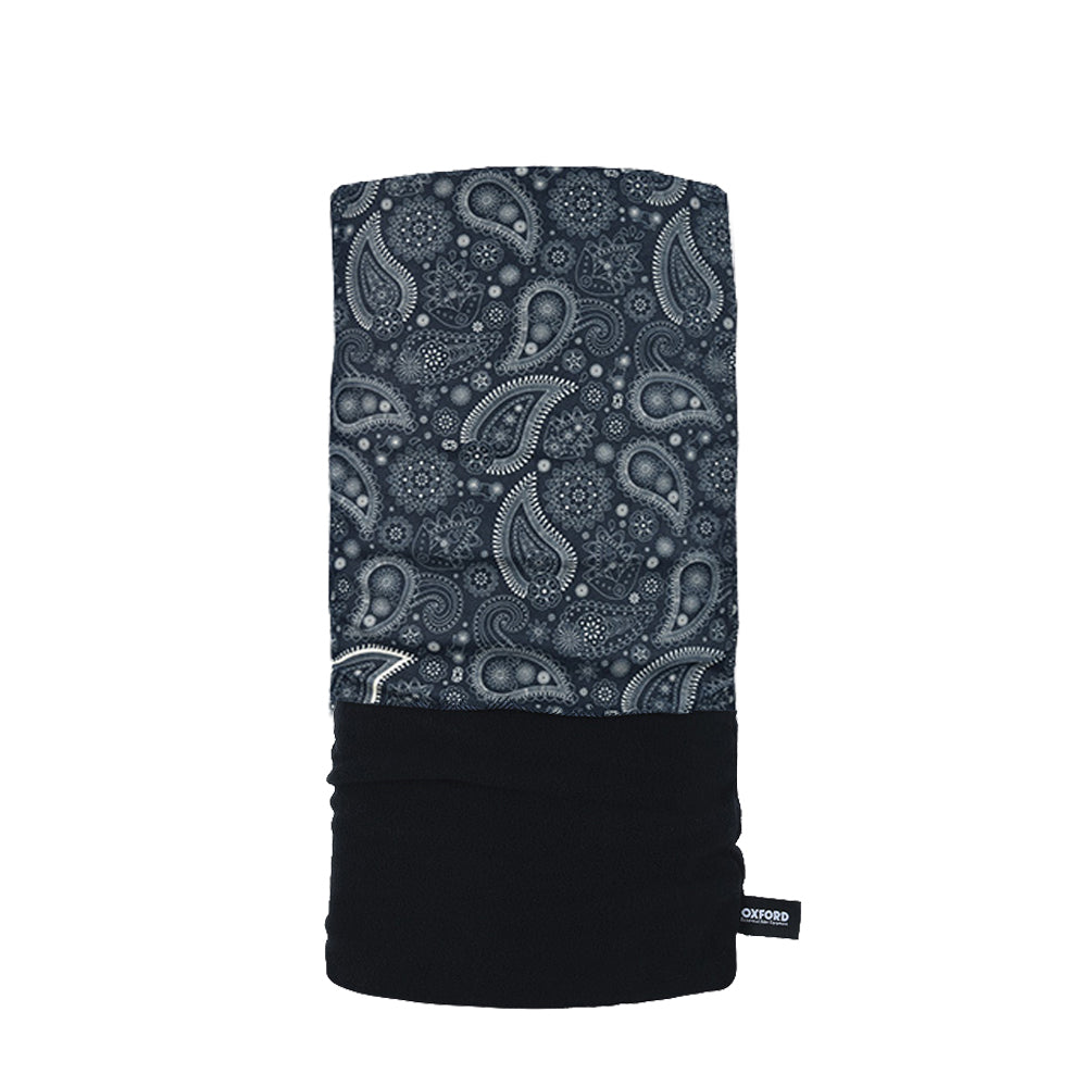 Oxford Snug Thermal Head & Neckwear MC Paisley Navy