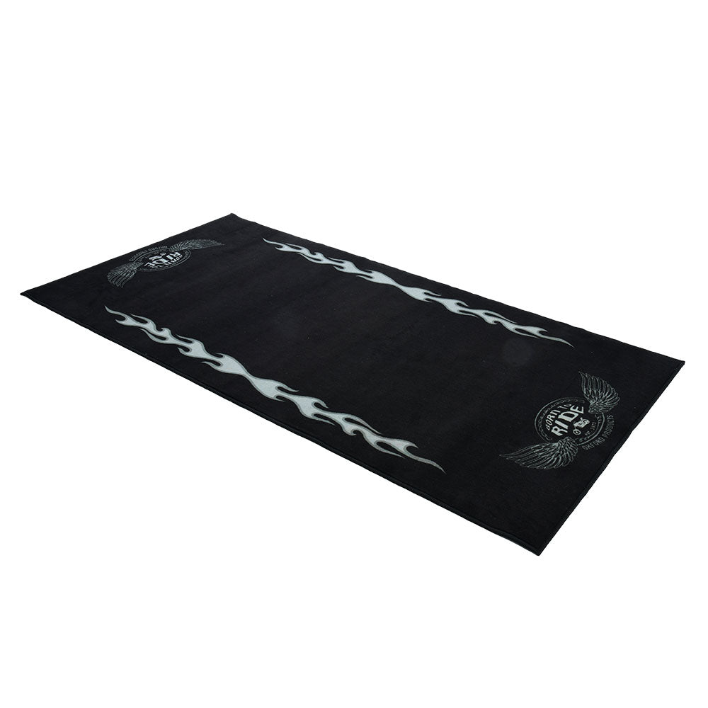 Oxford Flame Workshop Mat Black - 200 x 100cm