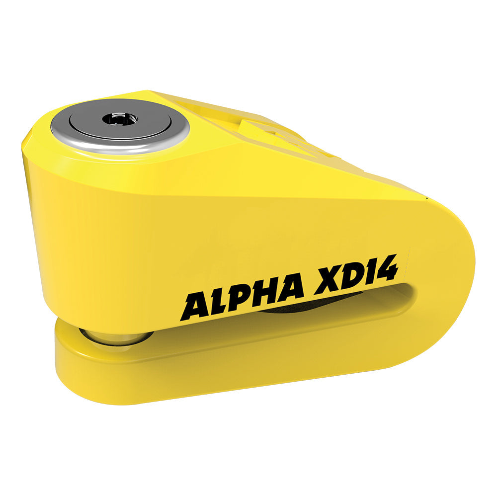 Oxford Alpha XD14 Disc Lock Yellow - 14 mm Pin