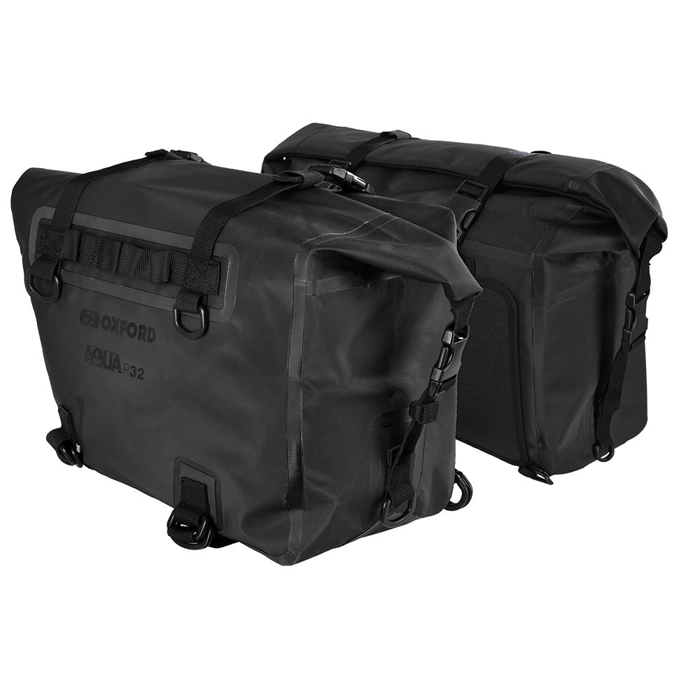 Oxford Aqua P32 Pannier Bag Black - 32 Litres