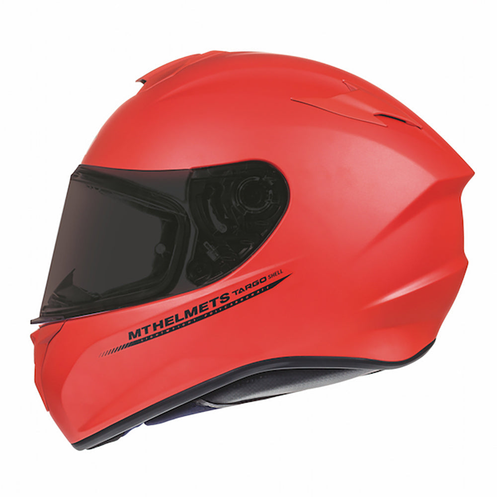 MT Targo Solid Full Face Helmet Matt Red