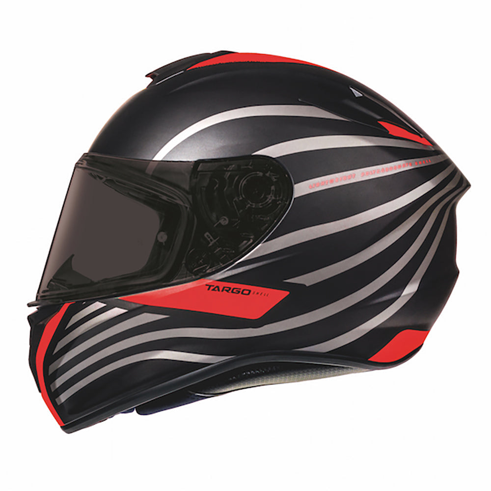 MT Targo Doppler Full Face Helmet Matt Black / Red