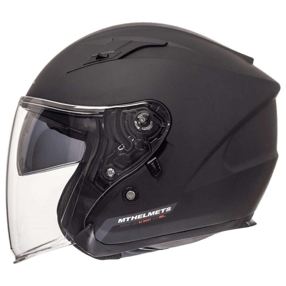 MT Avenue Open Face Helmet Matt Black