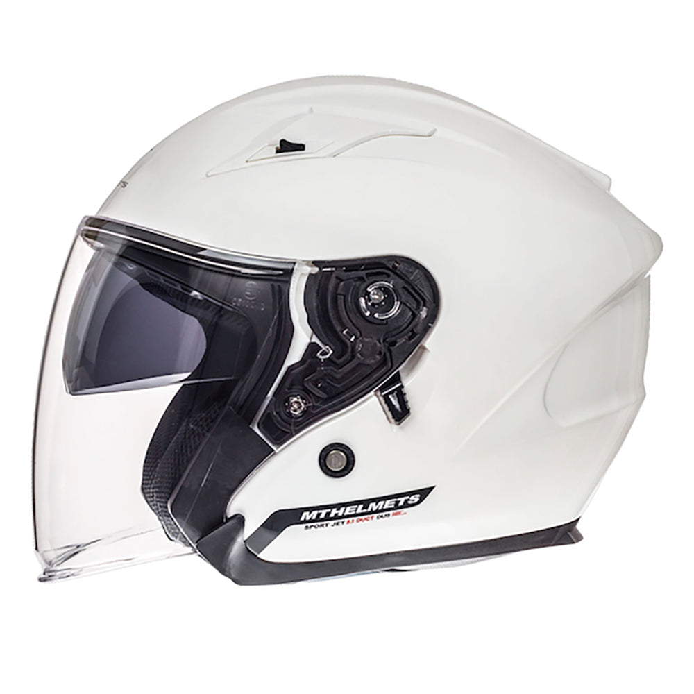 MT Avenue Open Face Helmet White