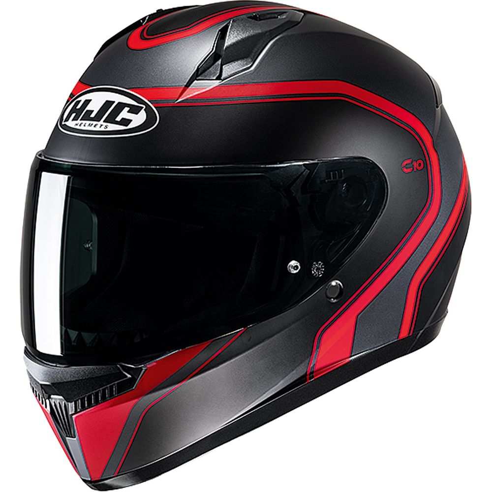 HJC C10 Elie Full Face Helmet MC1SF Red - FREE UK Shipping, FREE 365 Day Returns | Moto Central