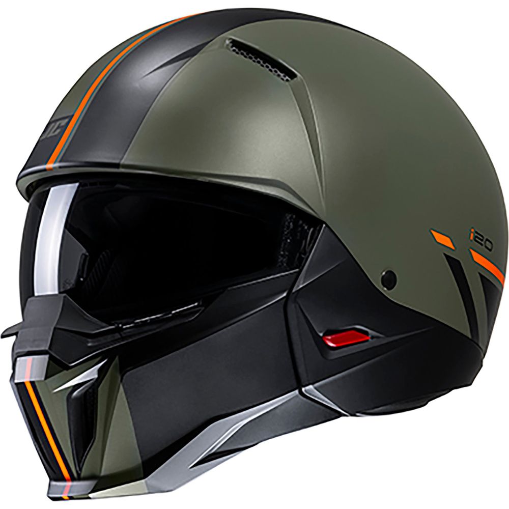 HJC I20 Batol Open Face Helmet MC4SF Green