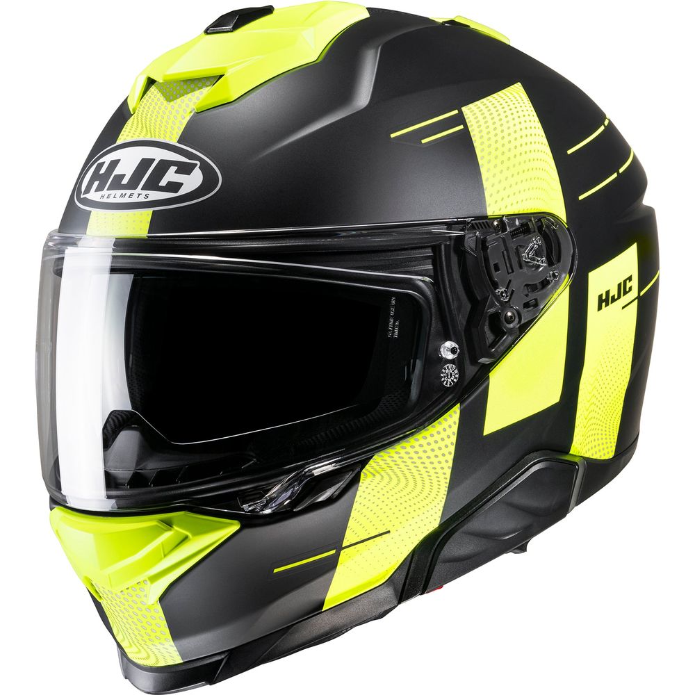 HJC I71 Peka Full Face Helmet MC3HSF Fluo Yellow