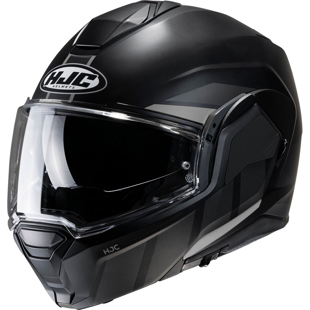 HJC I100 Beis Flip-Up Helmet MC5SF Black