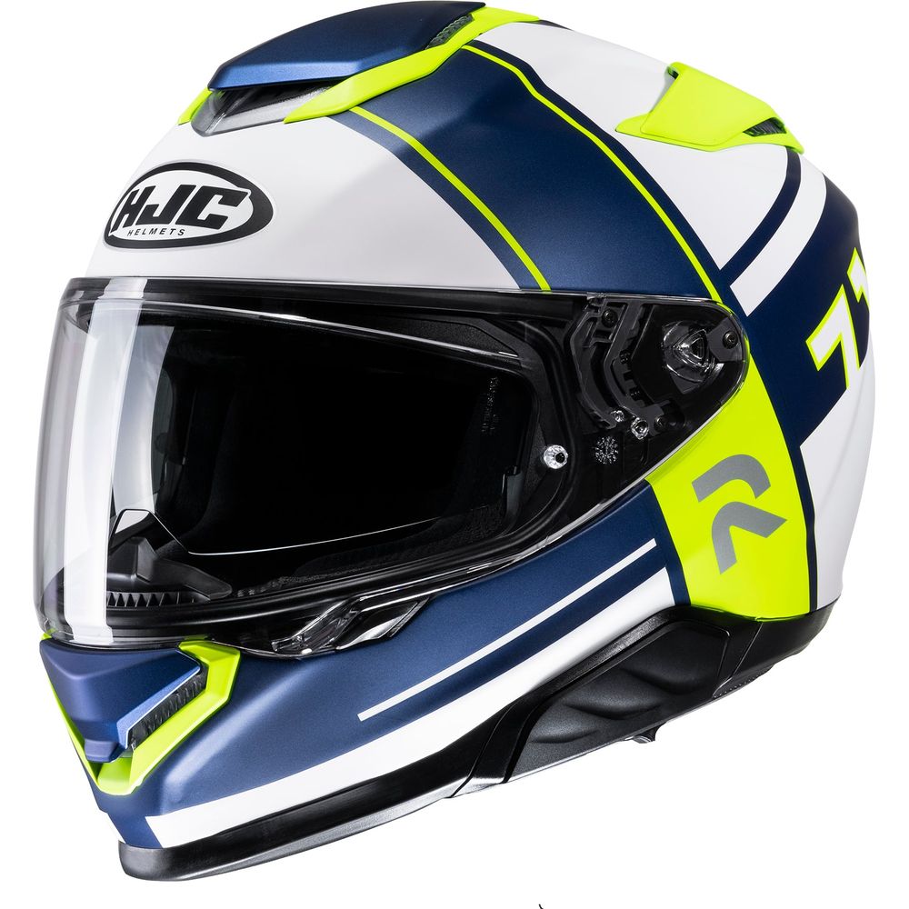 HJC RPHA 71 Zecha Full Face Helmet MC3HSF Yellow / White / Blue