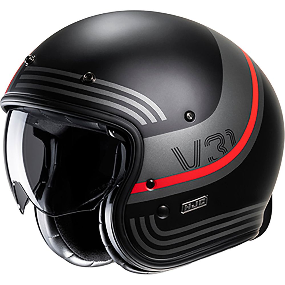 HJC V31 Byron Open Face Helmet MC1SF Red