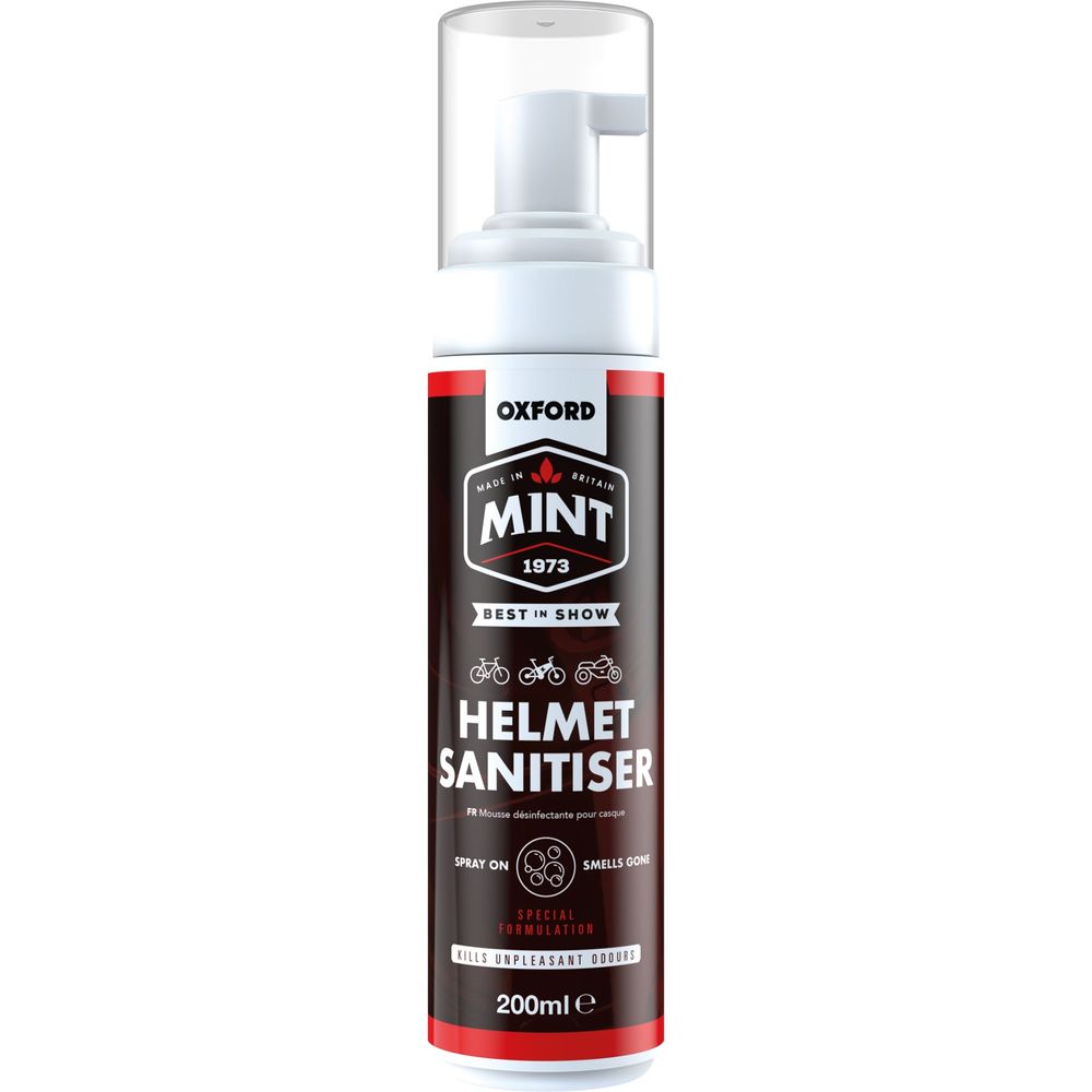 Oxford Mint Sanitiser Foam For Helmets - 200ml