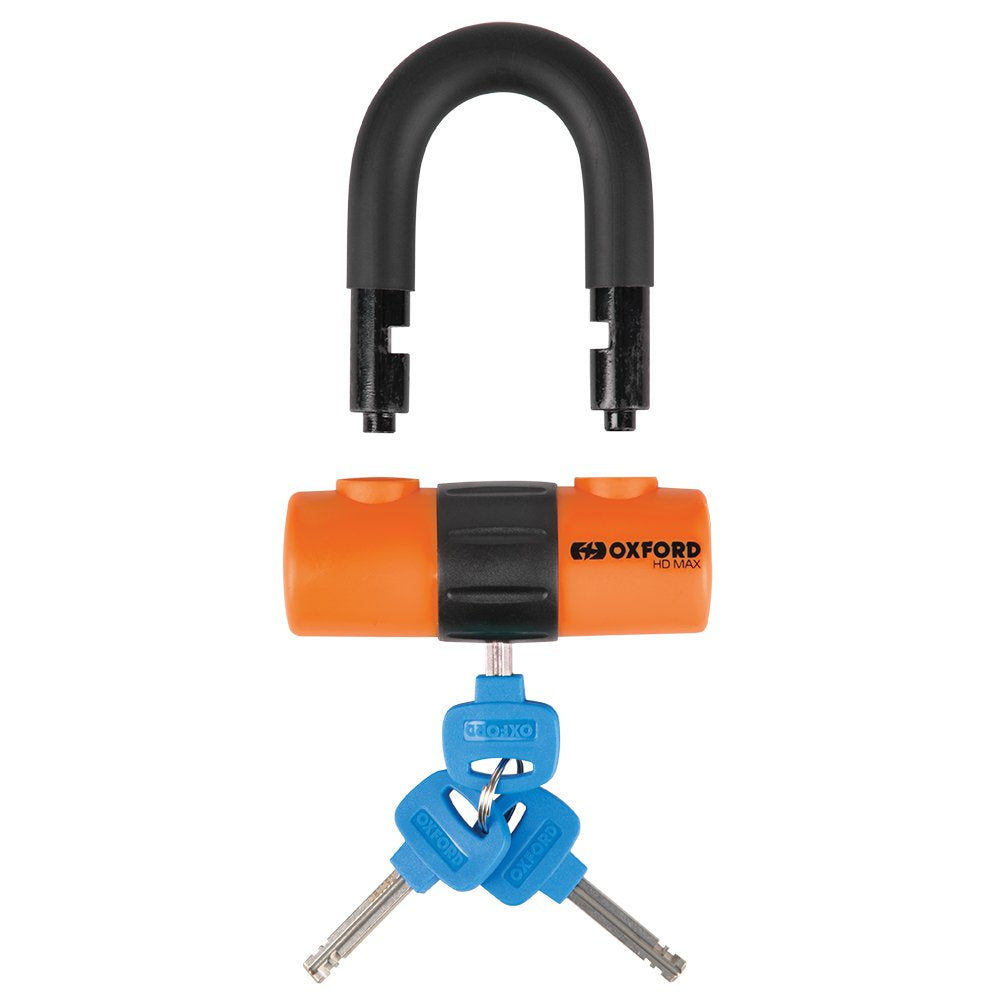 Oxford HD Max Disc Lock Orange - FREE UK Shipping, FREE 365 Day Returns | Moto Central