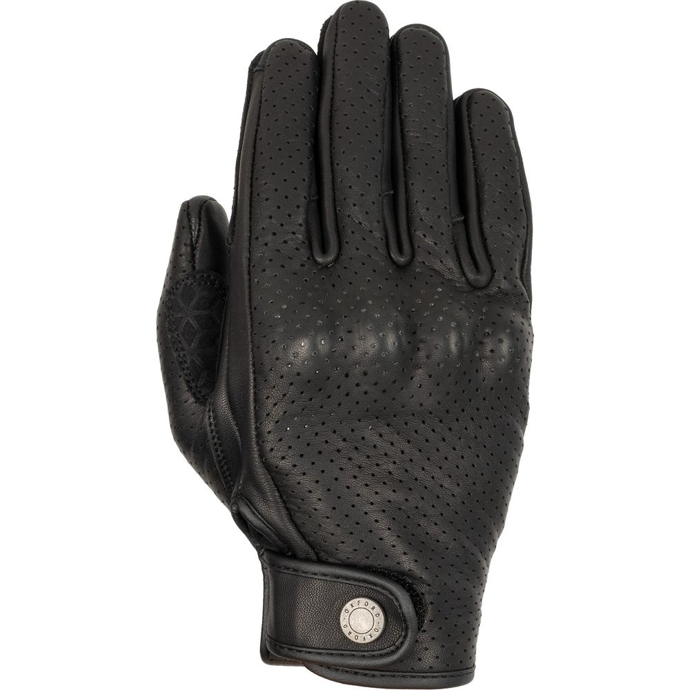 Oxford Henlow Air Leather Gloves Black