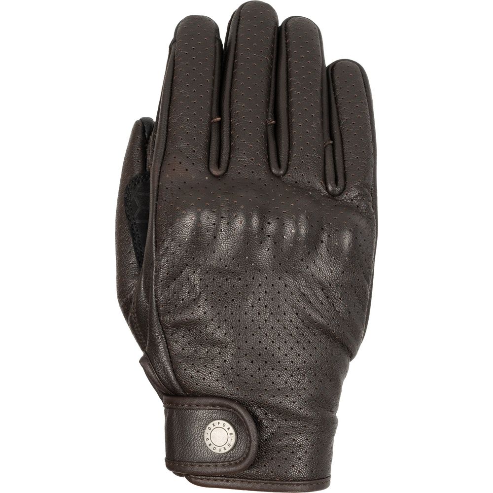 Oxford Henlow Air Leather Gloves Brown