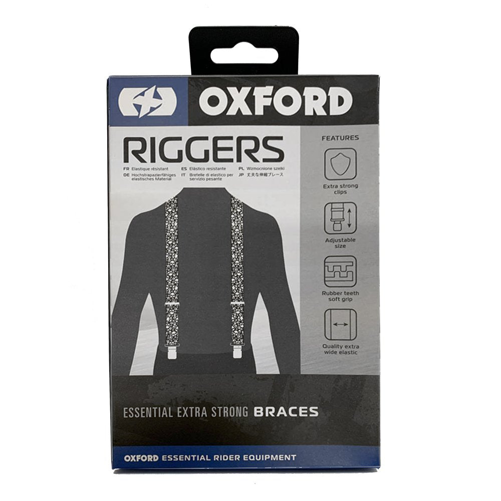 Oxford Riggers Trousers Braces Skulls