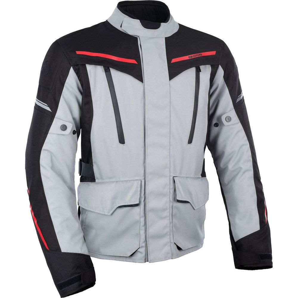 Oxford Metro 2.0 Textile Jacket Grey / Black / Red