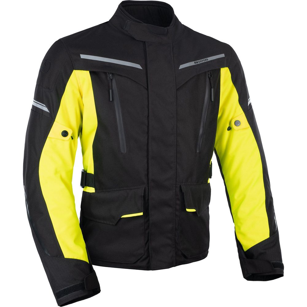 Oxford Metro 2.0 Textile Jacket Black / Fluo Yellow