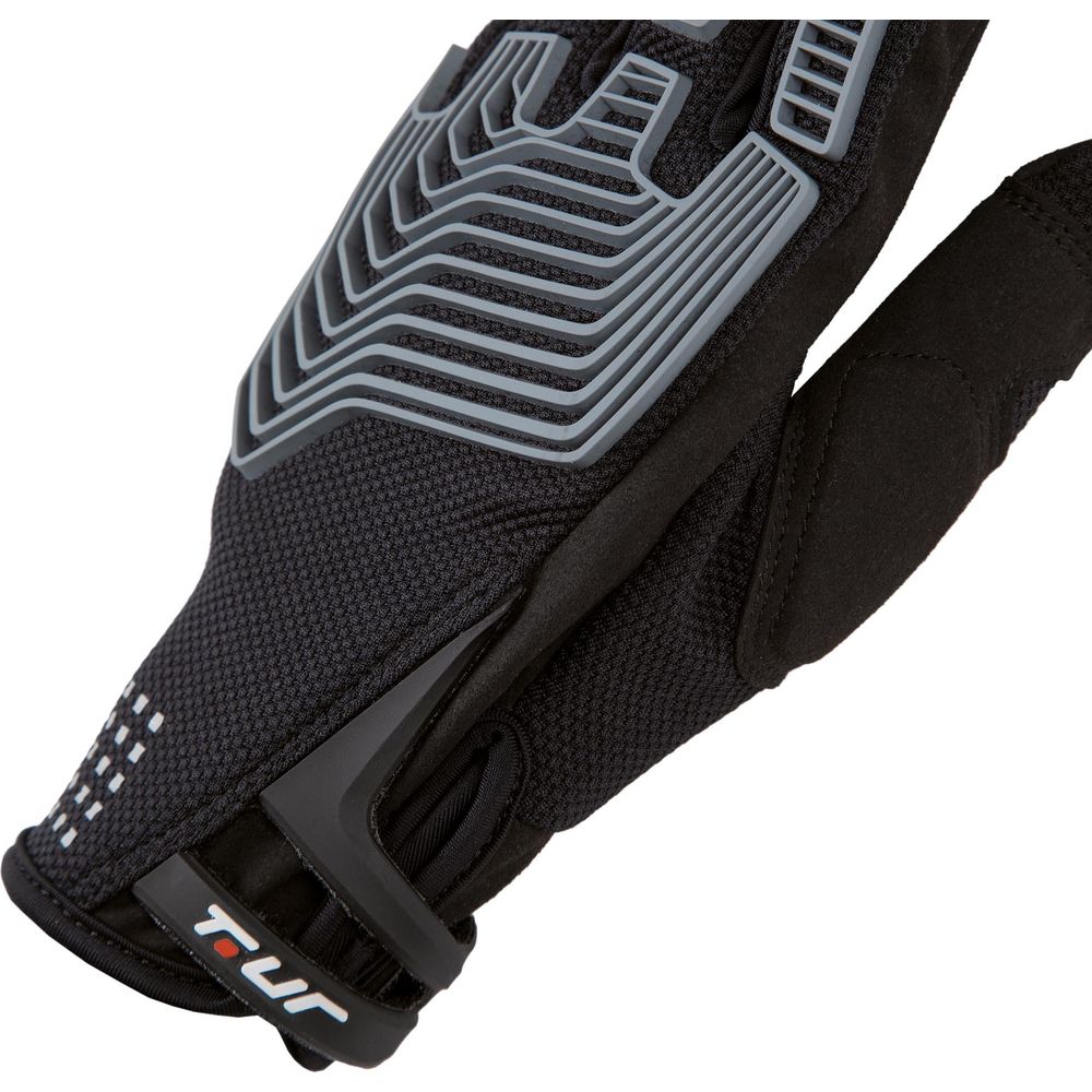 T.UR G-Three Gloves Black - FREE UK Shipping, FREE 365 Day Returns | Moto Central