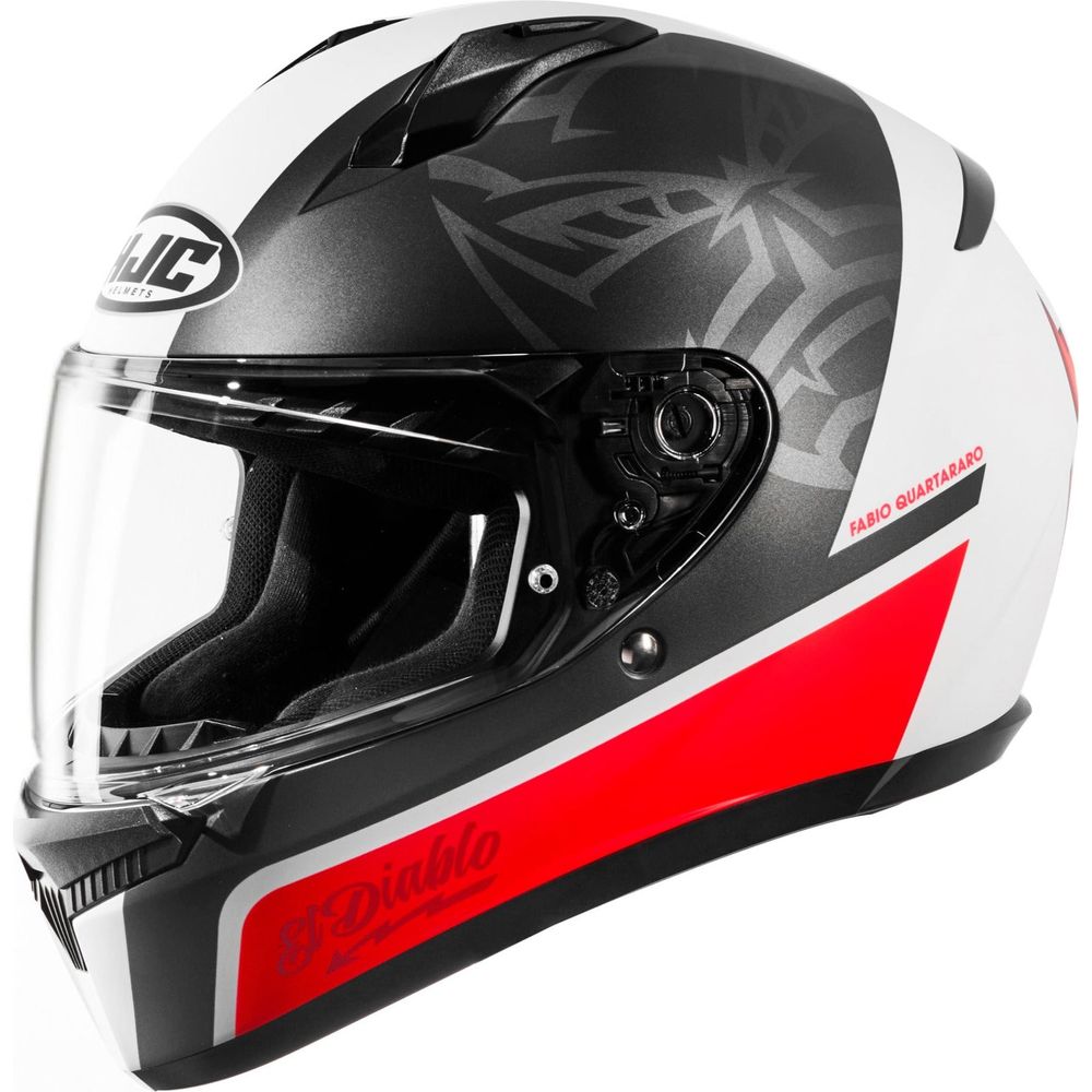 HJC C10 Fabio Quartararo 20 Full Face Helmet MC1SF Black / White / Red