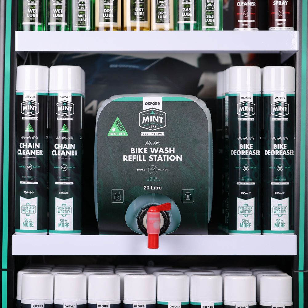 Oxford Mint Bike Wash Refill Station - 20 Litres - FREE UK Shipping, FREE 365 Day Returns | Moto Central